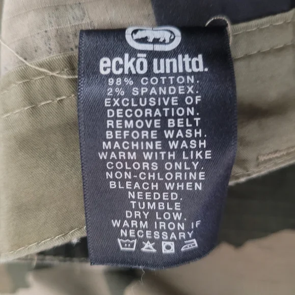 ECKO UNLTD Camoflague Cargo Shorts Men's Size 40 - Picture 11 of 11